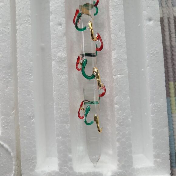 Vintage Avon Gift Collection 1997 Sparkling Icicle Ornament Tree Holiday Decor - Picture 10 of 10